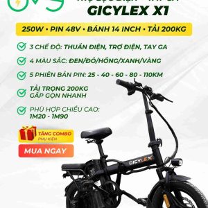 GICYLEX X1 - XE ĐIỆN GẤP GỌN