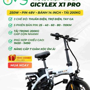GICYLEX X1 PRO - XE ĐIỆN GẤP GỌN