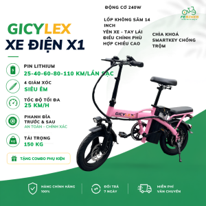GICYLEX X1 - XE ĐIỆN GẤP GỌN