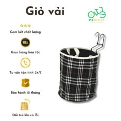 Giỏ vải dành cho xe đạp điện