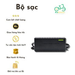 Sạc xe điện 48V 2a pin lithium tự động ngắt điện 54.6V - Chân tròn 3 kim