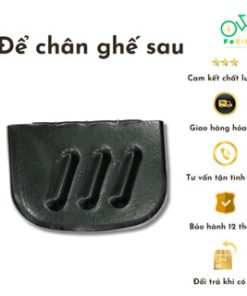 Để chân ghế sau xe điện