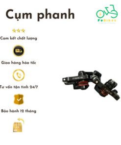 Cụm phanh lắp xe đạp điện trợ lực