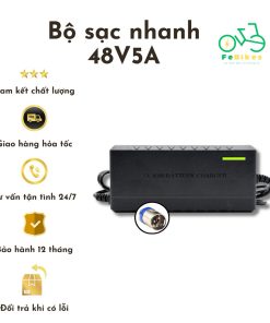Sạc nhanh xe điện cho pin lithium 54.6V 5A - Tự ngắt